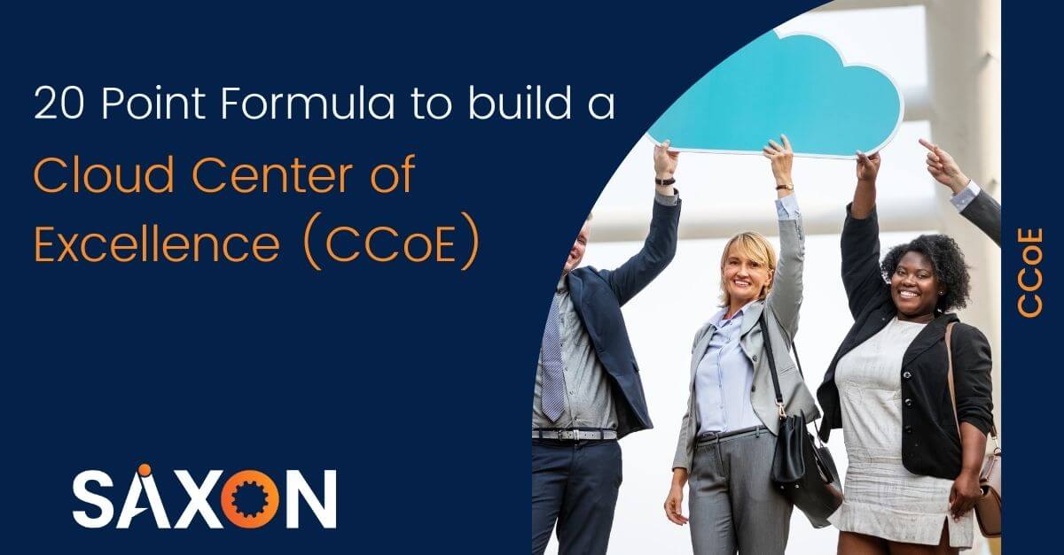 20 Point Formula to build a Cloud Center of Excellence (CCoE)