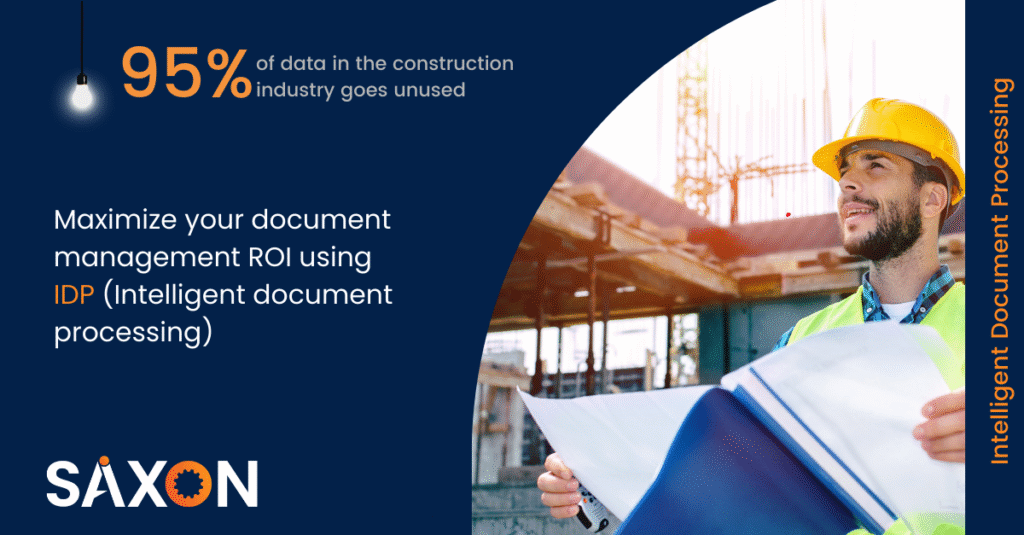 How can the construction industry leverage Intelligent Document Processing (IDP)
