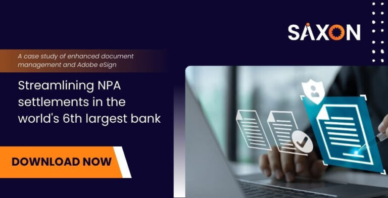 Streamlining NPA settlements in the world's 6th largest bank