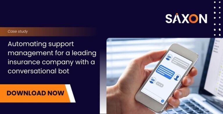 Automating support management for a leading insurance company with a conversational bot