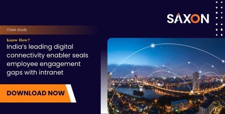 India’s leading digital connectivity enabler plugs employee engagement gaps with intranet