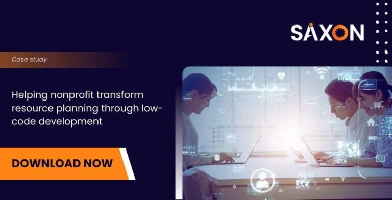 Helping nonprofit transform resource planning through low-code development