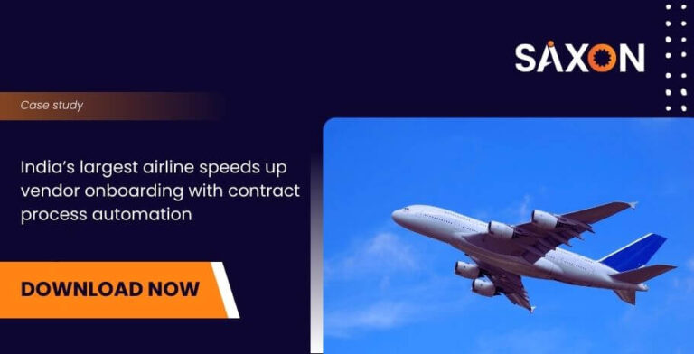 India’s largest airline speeds up vendor onboarding with contract process automation