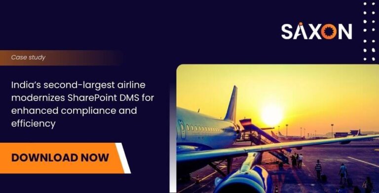 India’s second-largest airline modernizes SharePoint DMS for enhanced compliance and efficiency