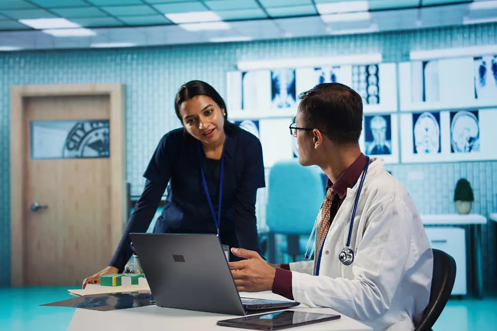 Faster patient query handling with an AI-enabled customer support desk