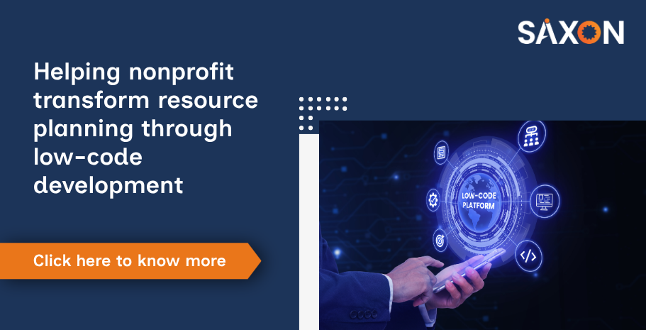 Helping nonprofit transform resource planning through low-code development
