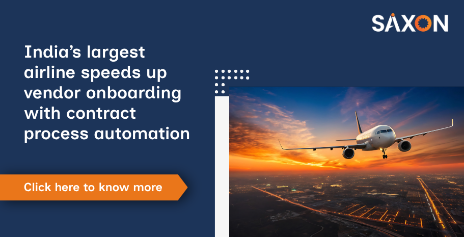 India’s largest airline speeds up vendor onboarding with contract process automation
