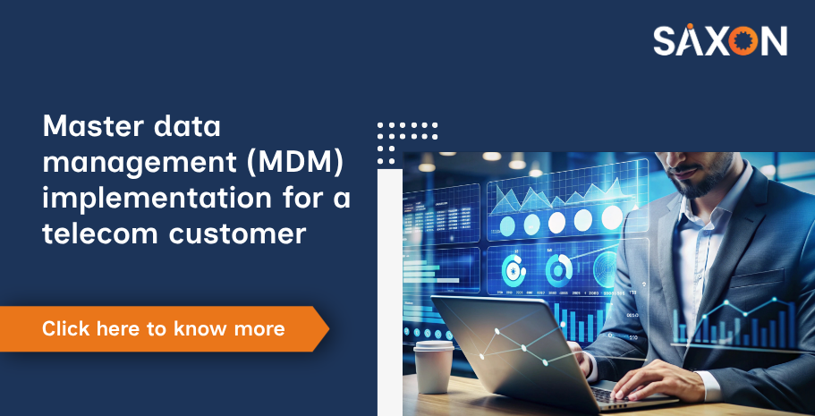 Master data management (MDM) implementation for a telecom customer